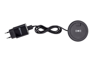 Ladestation induktiv-LADESTA-IND-SICHT-EINBAU-USB-60MM-SCHW     Verpackungsinhalt    1 Einheit