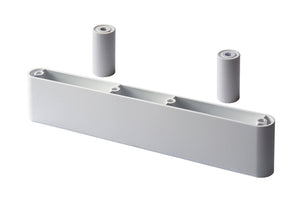 Weißes Schreibtischzubehör-Set mit Stiftehalter, Dokumenten- und Notizablagen für Büroorganisation