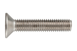 Schraube mit Senkkopf und Innensechskant aus Edelstahl A2, ISO 10642 Standard