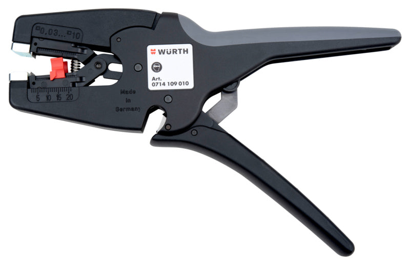 Abisolierwerkzeug für Kabel mit Querschnitt von 0,03 bis 10 Quadratmillimeter in Verpackung