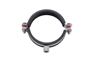 Rohrschelle zweiteilig mit Gummi-ROSHEL-ROBUST-(TZN)-M8/10-(33-37MM)     Verpackungsinhalt    20 Einheit