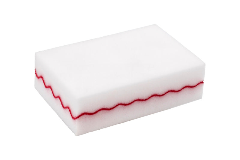 Reinigungsschwamm-REINIGSCHWAMM-(RED WAVE)-70X110X30MM     Verpackungsinhalt    10 Einheit