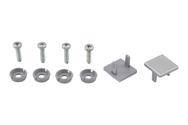 LED-Lichtband Zubehör-ENDKA-SET-(F.LEUCHT-LED-UBP-1)-SILBRF     Verpackungsinhalt    1 Einheit