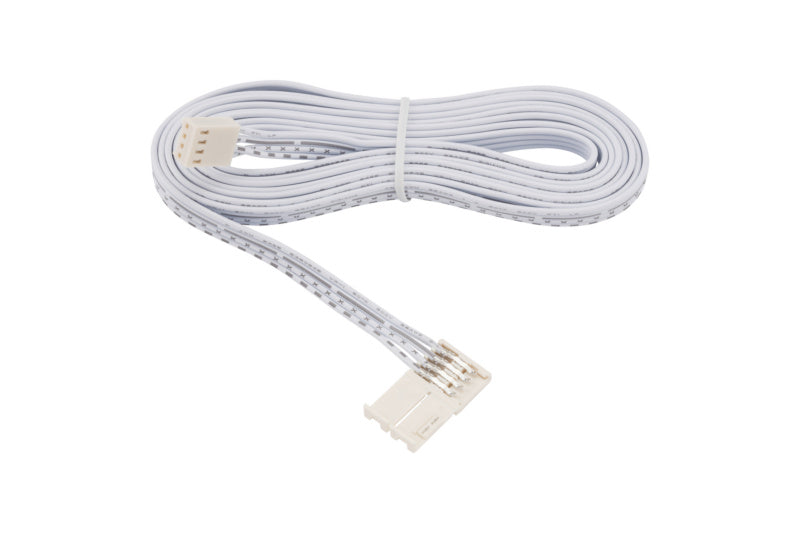 2 Meter langes flexibles RGB-LED-Lichtband mit selbstklebender Rückseite und Fernbedienung.