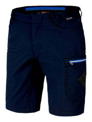 Bermuda Shorts in DBLAU/ROYAL with flexible fabric and multiple functional pockets.