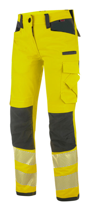 Warnschutzhose-BUHO NEON DAMEN GELB/GRAU 54     Verpackungsinhalt    1 Einheit