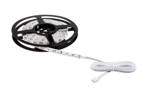 Flexible RGB LED-Lichtleiste LICHTBA-LED FLB-24-23, 5000 mm lang, mit Farbwechseloptionen.