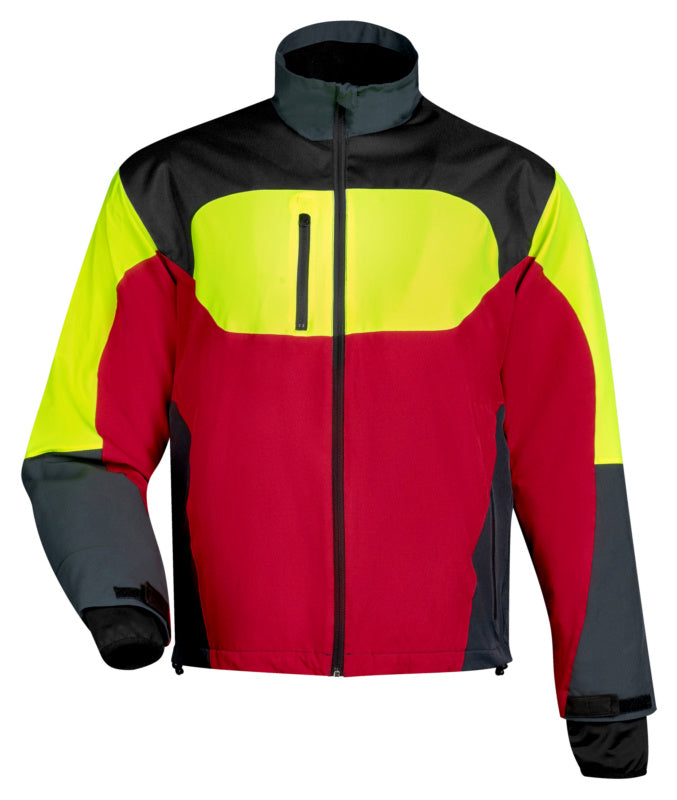 Arbeitsjacke-JACKE STRETCH FORST ROT/GELB XXL     Verpackungsinhalt    1 Einheit