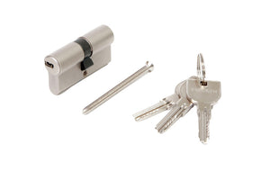 Profilzylinder W6X-PRFLZYL-W6X-K-6STI-GS2-(NI) mit robuster Bauweise und hoher Korrosionsbeständigkeit.