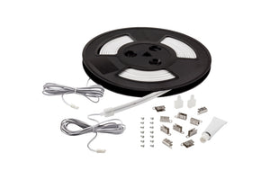 LED-Leiste LICHTBA-LED-(FLB-24-16)-WW-5000MM in warmweiß mit 5000 mm Länge und 16 LEDs pro Meter.