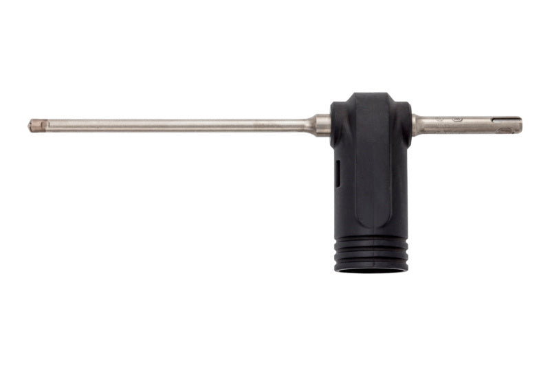 Mehrzweckbohrer Plus mit Absaugung, ergonomischem Griff und Zubehöraufbewahrungstasche.