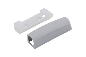 Robustes Scharnier-Zubehör-ZB-LINEAR in silberner Farbe mit vielseitiger Anwendbarkeit.