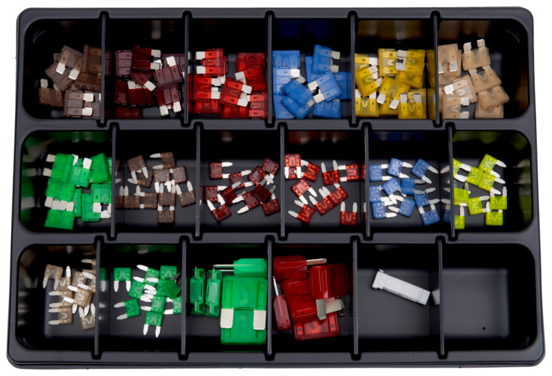 A set of 151 pieces of mini and maxi building blocks in various colors and shapes.