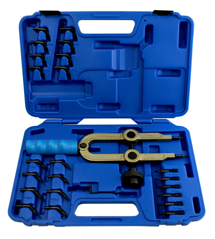 26-teiliges Zangenset mit Flachzangen, Kombizangen, Seitenschneider und Rohrzangen in Box