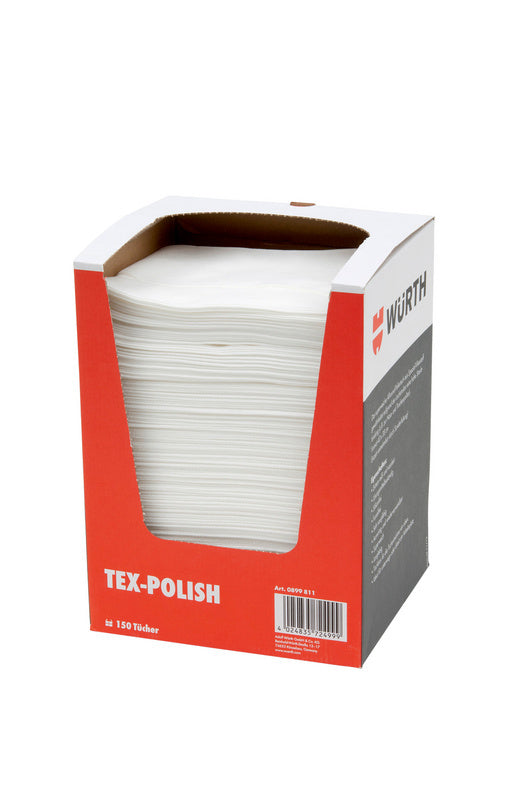 Poliertuch-POLTUCH-(TEX-POLISH)-37X38CM-150STK     Verpackungsinhalt    1 Einheit