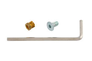 Scharnier Tiomos Zubehör BEF-SET-F.SHAN-M0, eine Einheit, robust und für Möbelmontage geeignet.