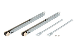 Schiebetürbeschlag redoslide-M mit Dämpfungssystem und robustem Design für leises Schließen.