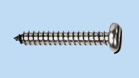 Blechschraube mit Zylinderkopf aus A2K Edelstahl nach DIN7971 C, korrosionsbeständig.