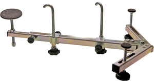 Motorbrücke-Set mit schwenkbaren Armen zur sicheren Motorabstützung in Werkstatt und Garage.