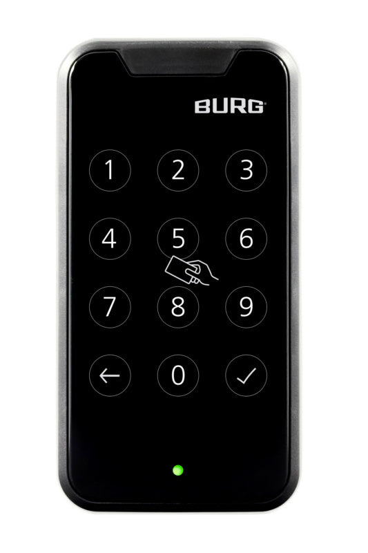 Elektronisches Möbelschloss MOEBLSHLO-EL-TWINPAD in robustem Design für Handwerksprojekte.