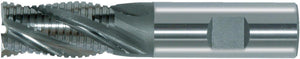 Schruppfräser SHFTFRS DIN844K HSCO8 NF aus HSS-Co8 mit Spiralnuten für Metallbearbeitung