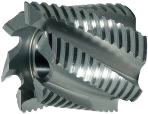 Walzenstirnfräser aus Hochgeschwindigkeitsstahl nach DIN841 mit präzisen Schneiden für Metallbearbeitung.