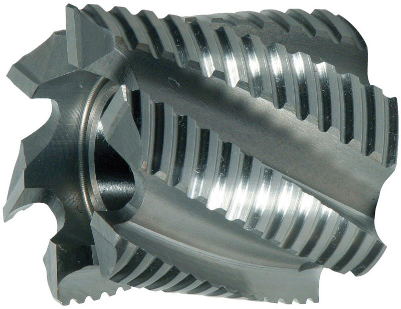 Walzenstirnfräser aus Hochgeschwindigkeitsstahl nach DIN841 mit präzisen Schneiden für Metallbearbeitung.