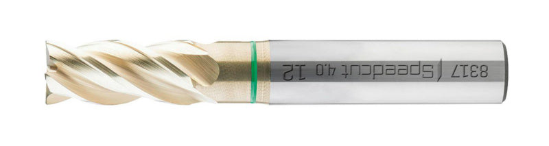 HPC Fräser FRS SP SCH mit UV-Beschichtung, aus HSS, für präzises Schneiden in Metallbearbeitung.