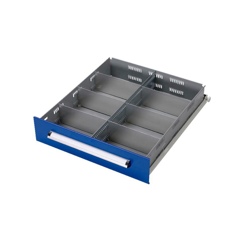 Schublade Werkbank Zubehör-EINTLNGSET-F.SL-US/USK-BAS-KH1000-8FACH     Verpackungsinhalt    1 Einheit