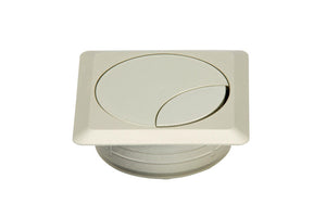 Schreibtischzubehör-Set mit Stiftehaltern und Ablagefächern in neutralen Farben.