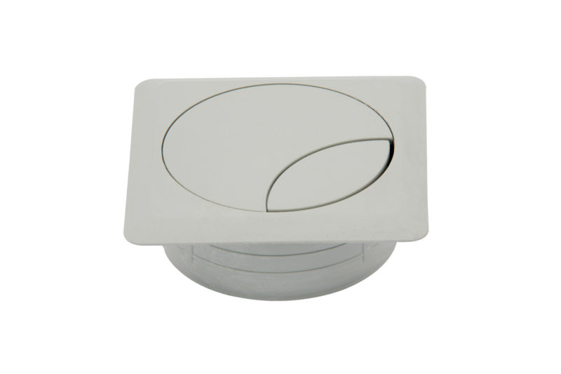 Graues quadratisches Schreibtischzubehör mit 72x72 cm Größe für Büroorganisation und Schutz.