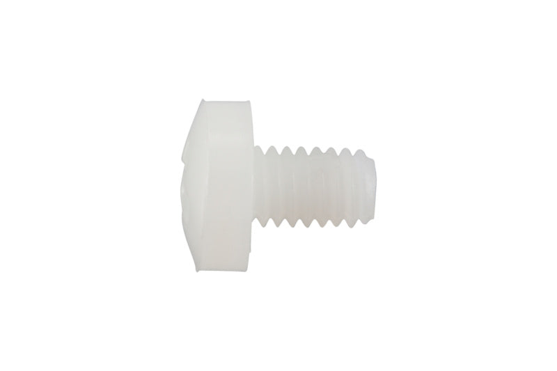 Schraube SHR-LIKPF-ISO7045 aus PA6.6, 25 mm lang, M5 Durchmesser, mit VP 200 Oberflächenbehandlung.