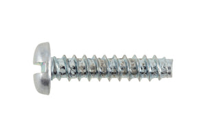 Blechschraube mit Zylinderkopf aus rostfreiem Edelstahl nach DIN7971 F, A2K Material.