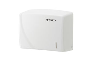 Papiertuchspender mit V-Falz-Technologie, robustem Design und wandmontierbarer Funktion.