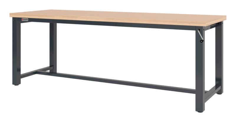 Werkbank stationär-WERKTISCH-PRO-WTHK20-RAL7016-2000MM     Verpackungsinhalt    1 Einheit