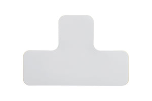 T-förmige Bodenmarkierung in HD-Qualität, 20 Einheiten im Set