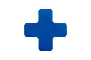 Bodenmarkierung in Kreuzform, hochdicht, für vielseitige Anwendungen, 20 Einheiten.