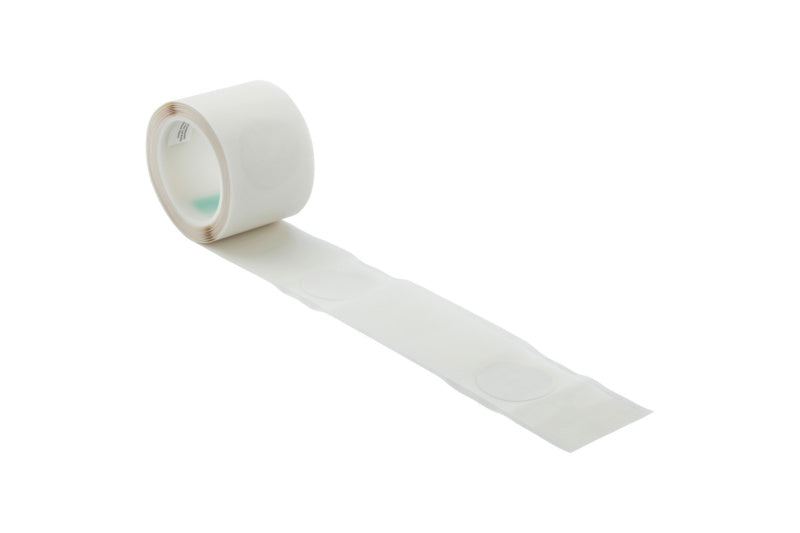 Runde Bodenmarkierung BODMARK-PUNKT-FORM-HD in leuchtender Farbe, witterungsbeständig und selbstklebend.