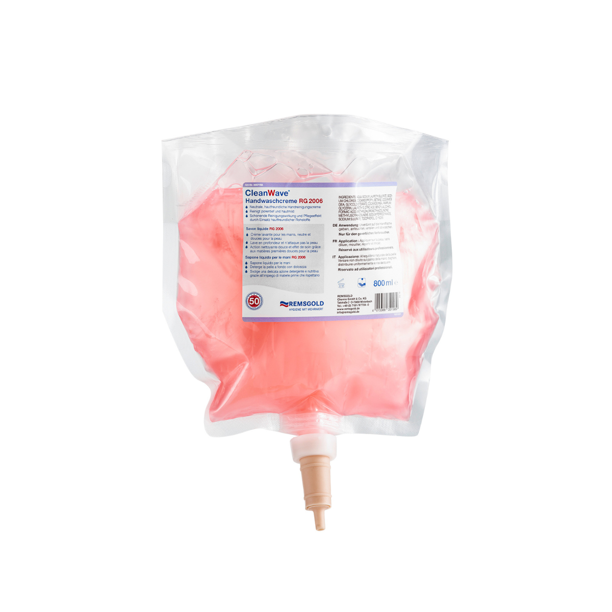 800ml Beutel CLW Handwaschcreme RG 2006 für schonende und gründliche Handreinigung