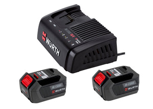 Kompaktes Powerpack für Akku Maschinen mit Lithium-Ionen-Akkus und ergonomischem Griff.