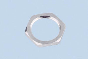 Sechskant-Gegenmutter metrisch aus Metall mit robustem, korrosionsbeständigem Finish.