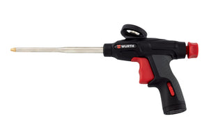 Schaumpistole mit ergonomischem Design und präziser Dosierung für 1K-Schaum.