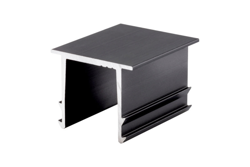 Schwarze Aluminium-Montageschiene 39x37 cm für Solaranlagen, 20 Einheiten verpackt