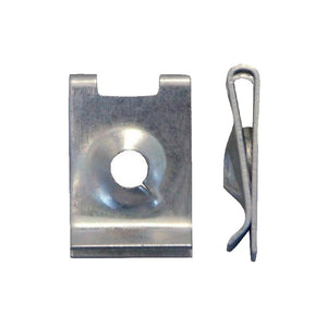 Robuste Blechmutter MU BL aus korrosionsbeständigem Material für sichere Befestigungen.