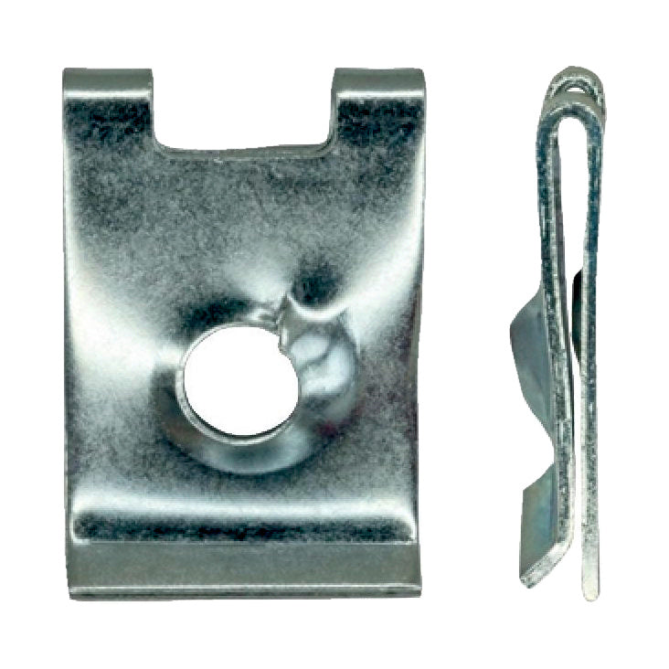 Robuste Blechmutter MU BL aus korrosionsbeständigem Material für sichere Befestigungen.