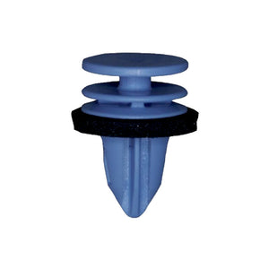 Blauer Kunststoffclip für Kabel mit Durchmesser 7,8 bis 8,1 Millimeter, 25 Stück.