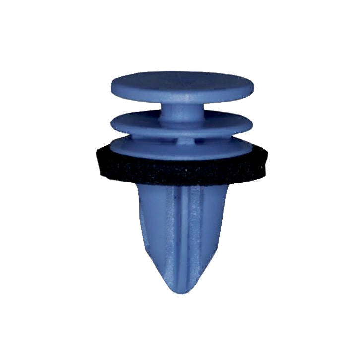 Blauer Kunststoffclip für Kabel mit Durchmesser 7,8 bis 8,1 Millimeter, 25 Stück.