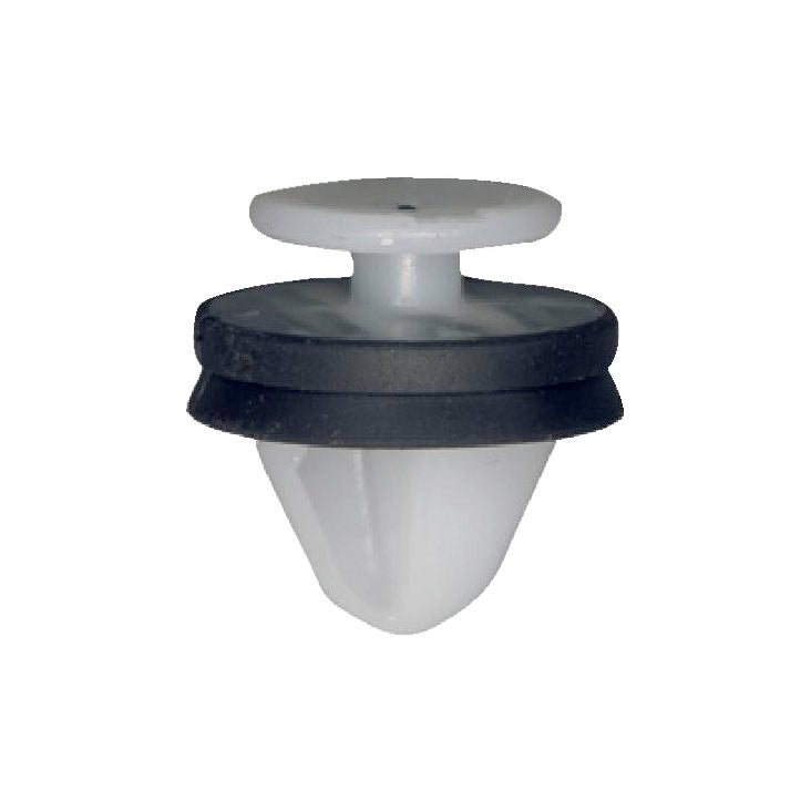 Transparent plastic clips in a pack of 25 units labeled INVERKLDCLIP-PSA-TRANSPARENT VP 25