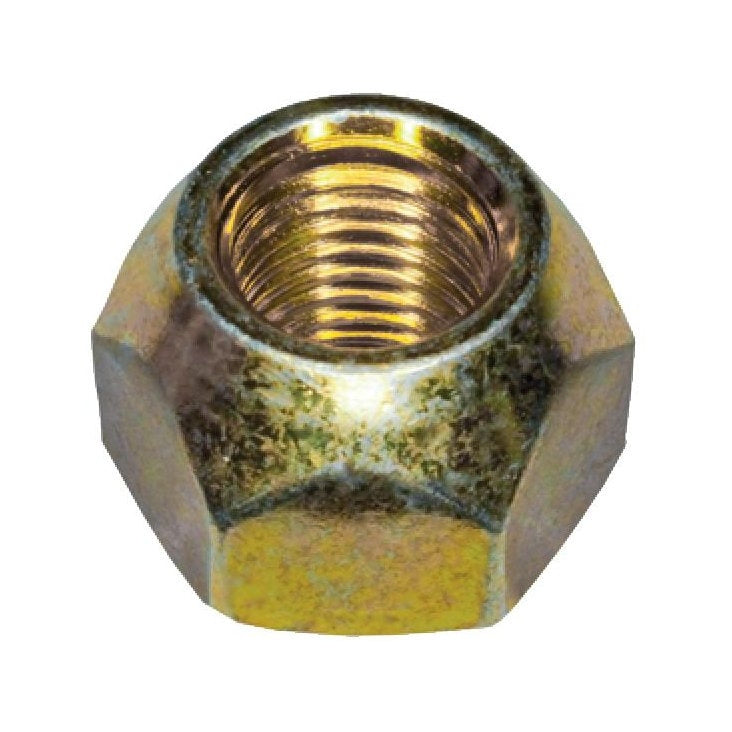 Radmutter aus Stahl für Toyota, M12 Gewinde, 21 mm Schlüsselweite, 16 mm lang.