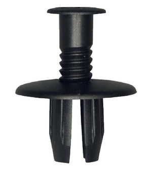 Schraubniet in Schwarz mit einem Durchmesser von 11,0 mm.